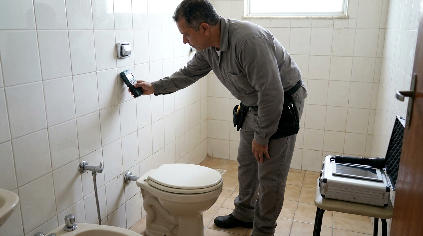 Caça Vazamento de Esgoto na Vila Nancy, Mogi das Cruzes‑SP